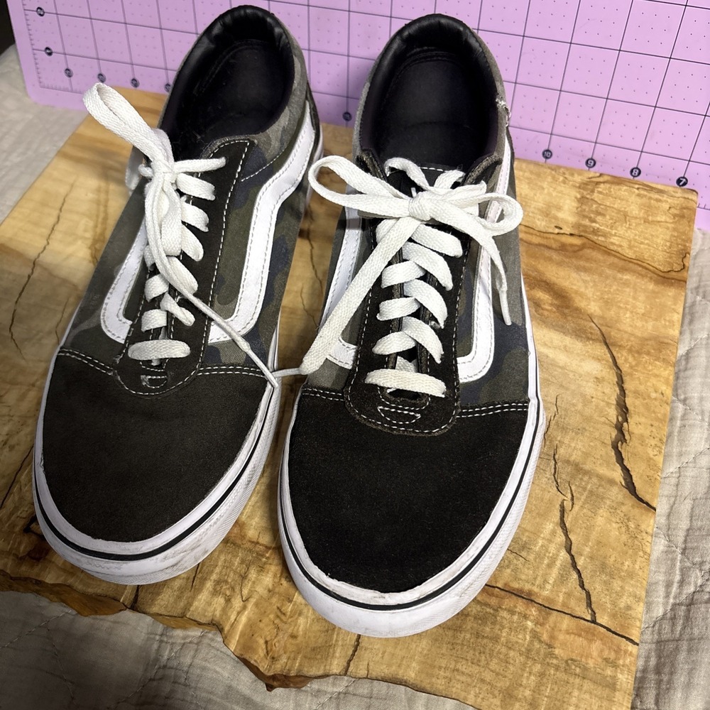 Vans Off‎ The Wall Shoes, Sneakers, 508731, Camo, Size Men's 9.5 Woman's 11